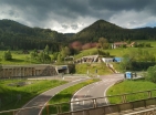 Slovinská infrastruktura v krásné krajině